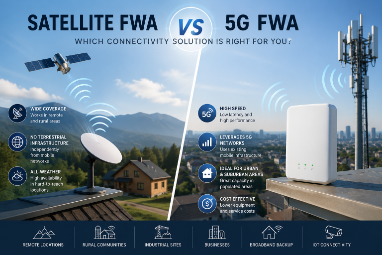Satellite FWA vs 5G FWA